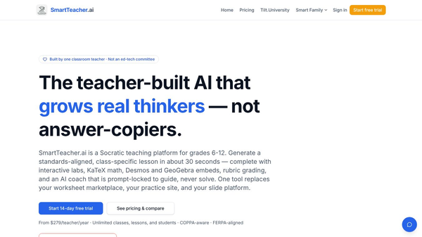 SmartTeacher.ai — Teacher