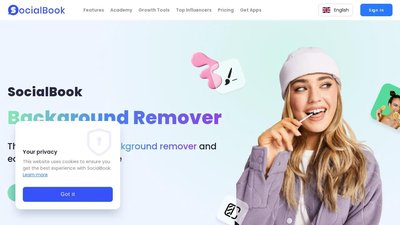 SocialBook Background Remover and Editor