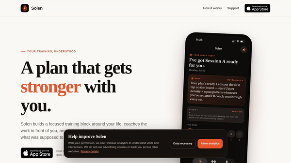 Solen — AI Personal Trainer