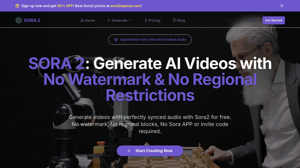 Sora2 - no watermark