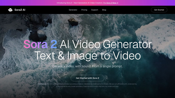 Sora 2 — AI Video Generator