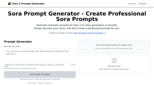 Sora Prompt Generator