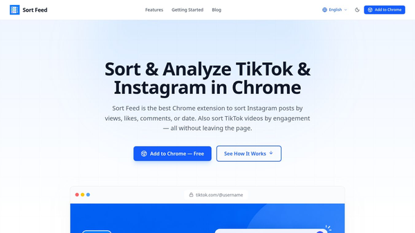 Sort Feed