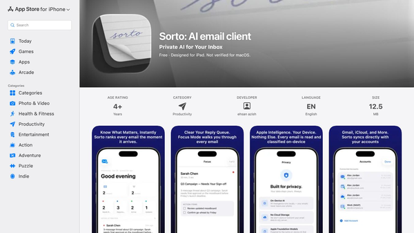 Sorto: AI email client