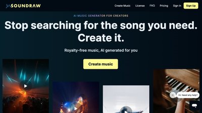 SOUNDRAW - AI Music Generator