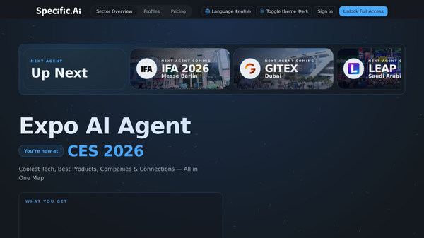 Specific AI Expo Agent: CES 2026