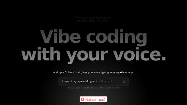 Speech2Type