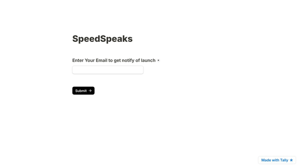Speed Speaks