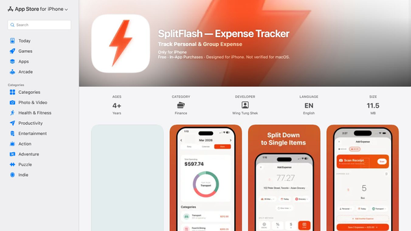 SplitFlash - Expense Tracker