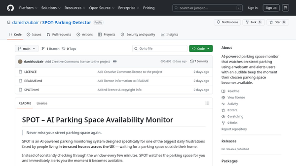 SPOT - AI Parking Detector