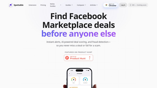 Spottable - Facebook Marketplace AI