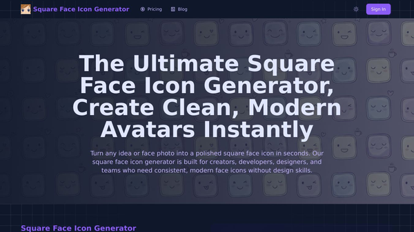 SquareFaceIconGenerator