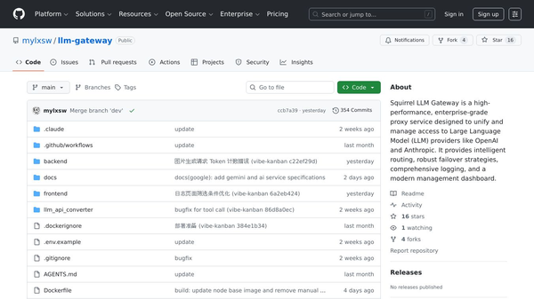 Squirrel LLM Gateway