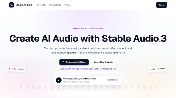 Stable Audio 3