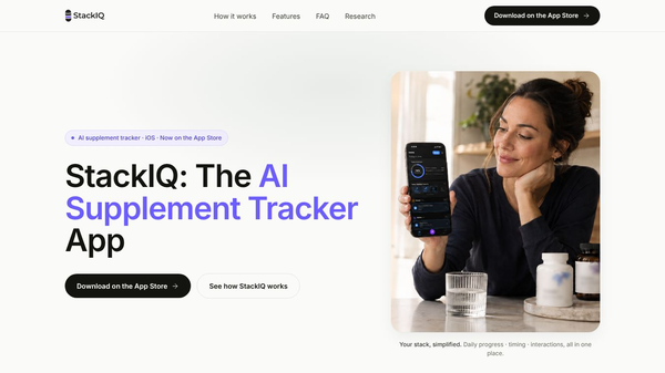 StackIQ: Supplement Tracker
