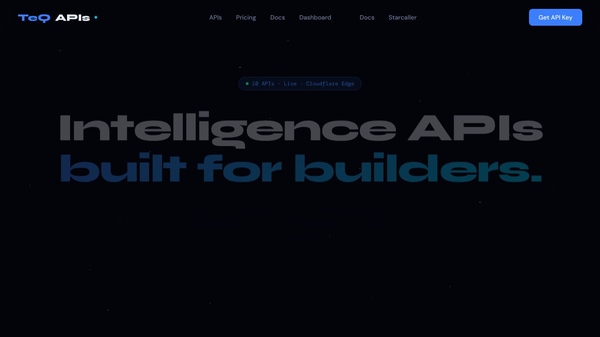 StarTeQ — 14 APIs, One Key