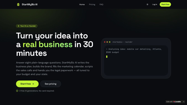 StartMyBiz AI