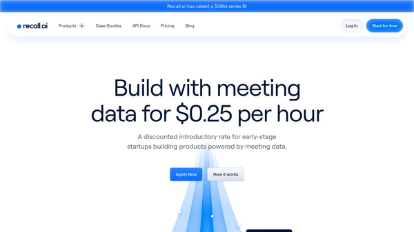 Startup Program by Recall.ai