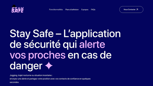 Stay Safe Live: Alerte SOS