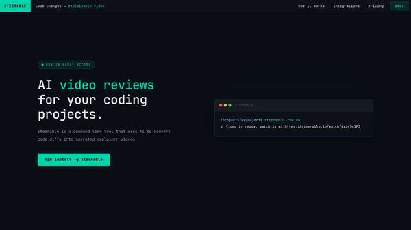 Steerable.dev