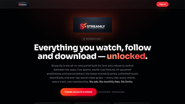 Streamly — Unlock Everything. One Place.