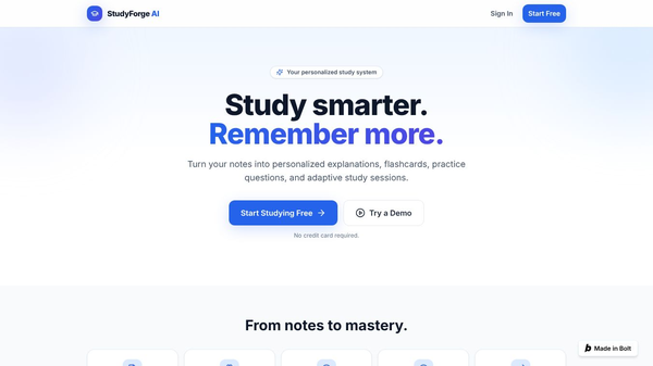 StudyForge AI