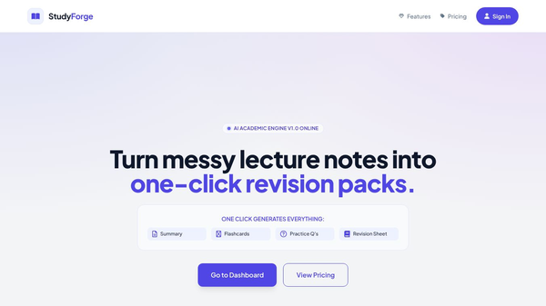StudyForge AI