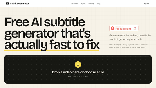 SubtitleGenerator