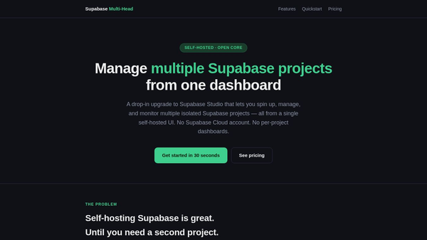 Supabase Studio Multi