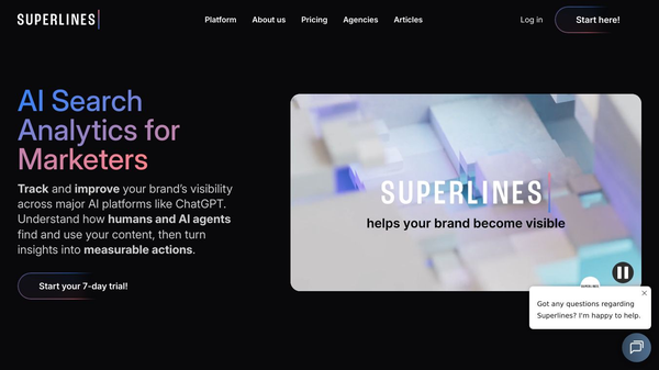 Superlines AI Search Platform