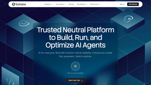 Syllable AI Build, Run, Optimize Agents
