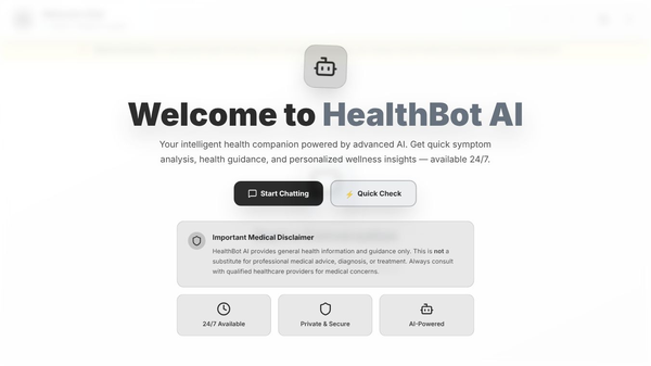Symptom Checker Chatbot