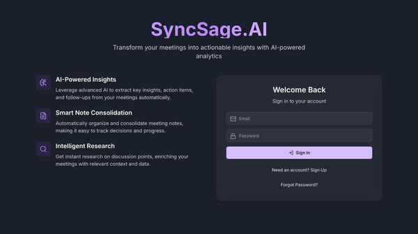 SyncSage-AI