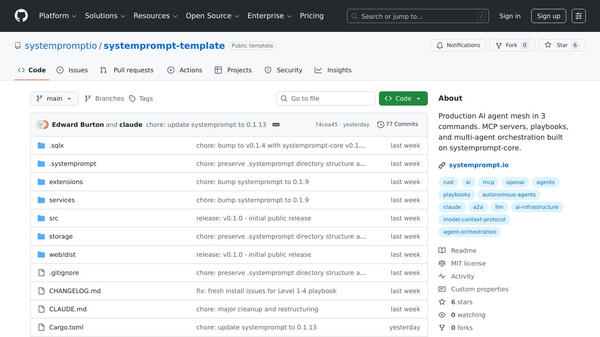 systemprompt - AI Agent Infrastructure