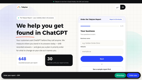 Tabyian — AI Visibility Audit