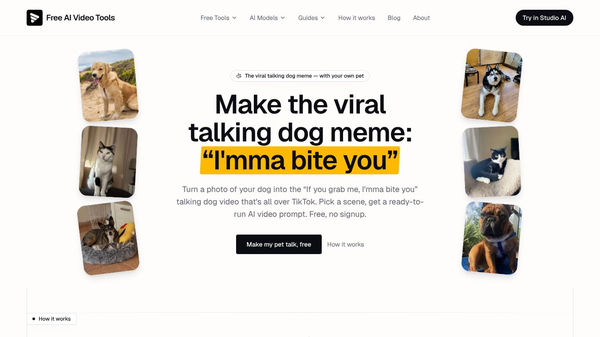 Talking Pet Video Prompt Generator