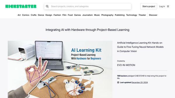 Tangible AI Learning Kit with Hardware