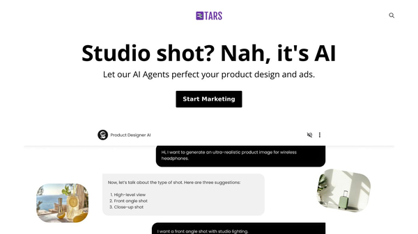 Tars Product Marketer AI