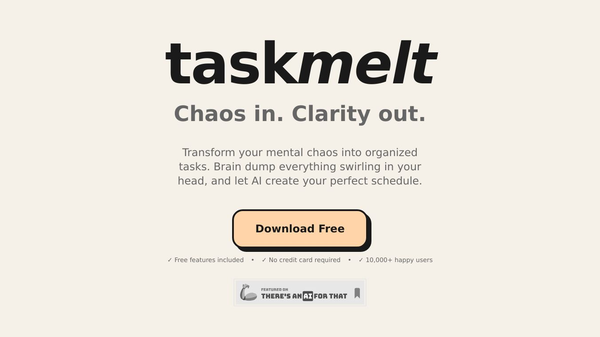 Taskmelt - AI Task Planner