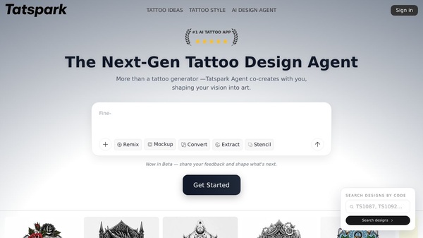 Tatspark – AI Tattoo Design Agent