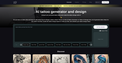 Tattoo AI Design