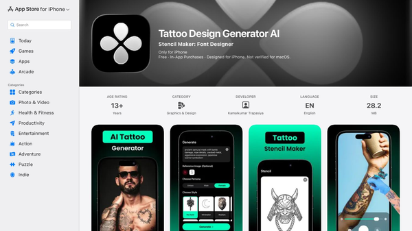 Tattoo Design Generator AI