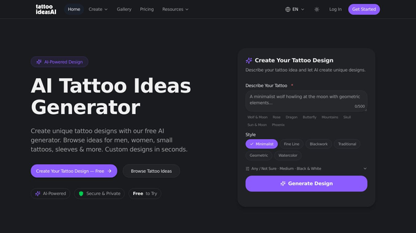 TattooIdeasAI