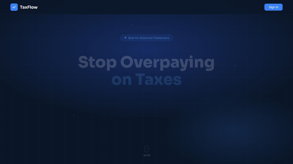 TaxFlow — Stop Overpaying on Taxes