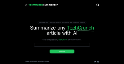 TechCrunch Summary