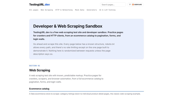 TestingURL
