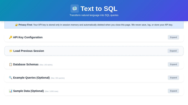 text2sql - from Zlabs