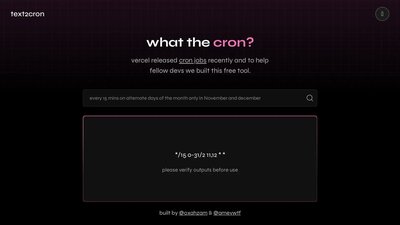 Text To Cron