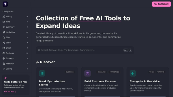 TextWisely Directory