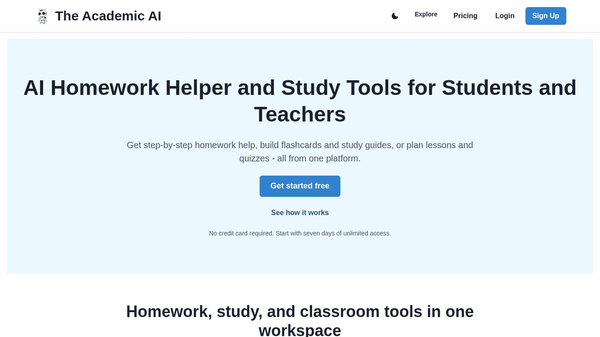 The Academic AI